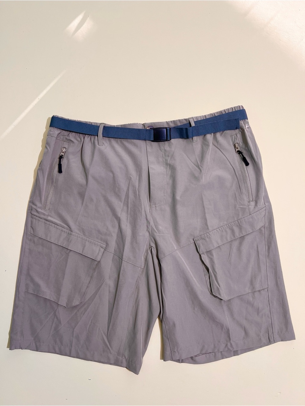 Banana Boat Men’s Cargo Shorts UPF 50+ Khaki XL Adjustable Belt Outdoor Summer